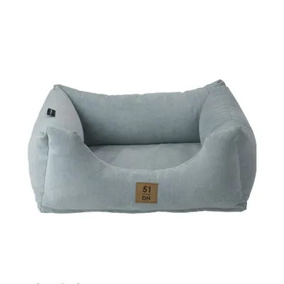 51DN Venice Soft Bed for Dogs - LIGHT BLUE/96X80X26CM