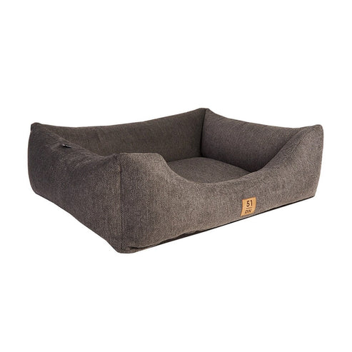 51DN Como Soft Bed for Dogs - GRAPHITE/55X44X22CM