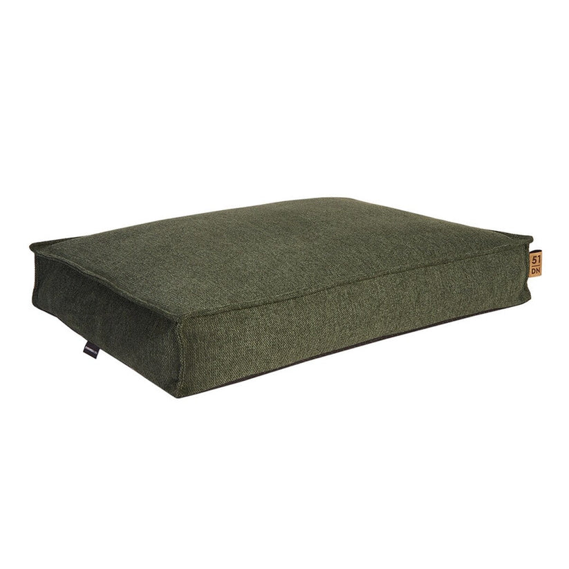 51DN Como Box Pillow Dog Bed - WINTER MOSS/80X60X12CM