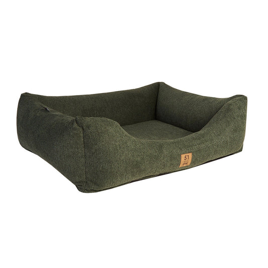 51DN Como Soft Bed for Dogs - WINTER MOSS/55X44X22CM