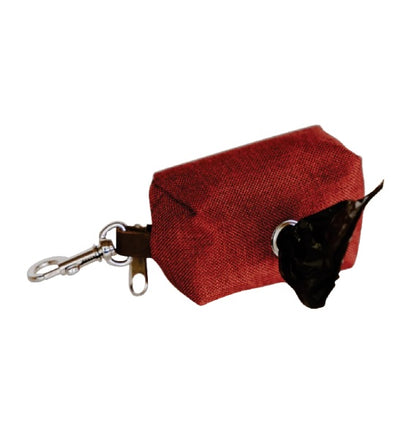 Huntlea Poop Bag Holder - RED/8.5CM