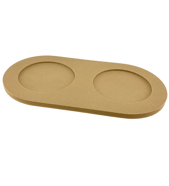 Pino Serving Tray - CAMEL BROWN/48.7X25.6CM