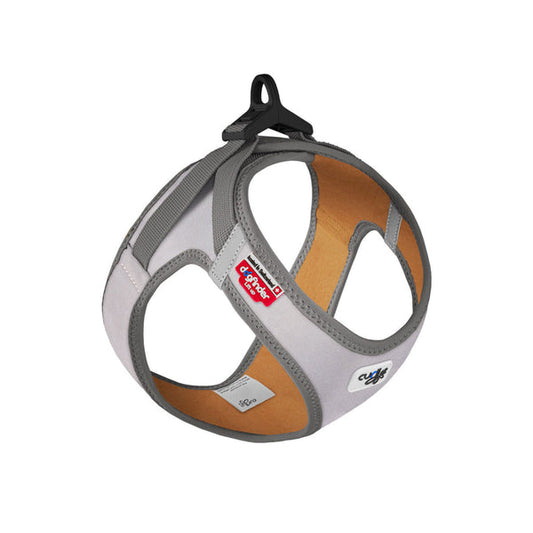 Curli Glow Curli Clasp Reflective Vest Harness for Dogs - GREY/LARGE