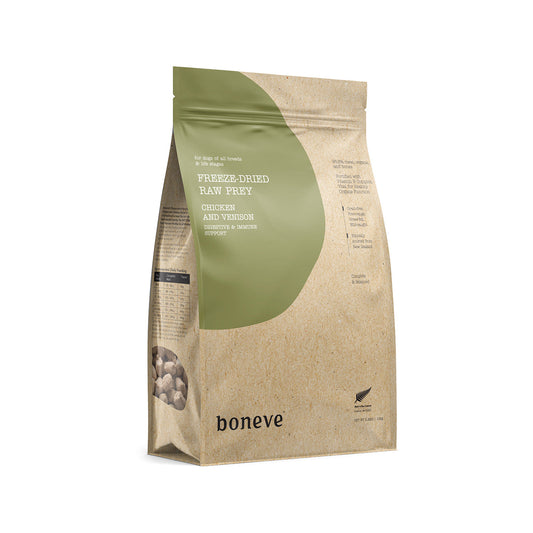 Boneve Freeze-Dried Raw Chicken&Venison Dry Dog Food - 100G