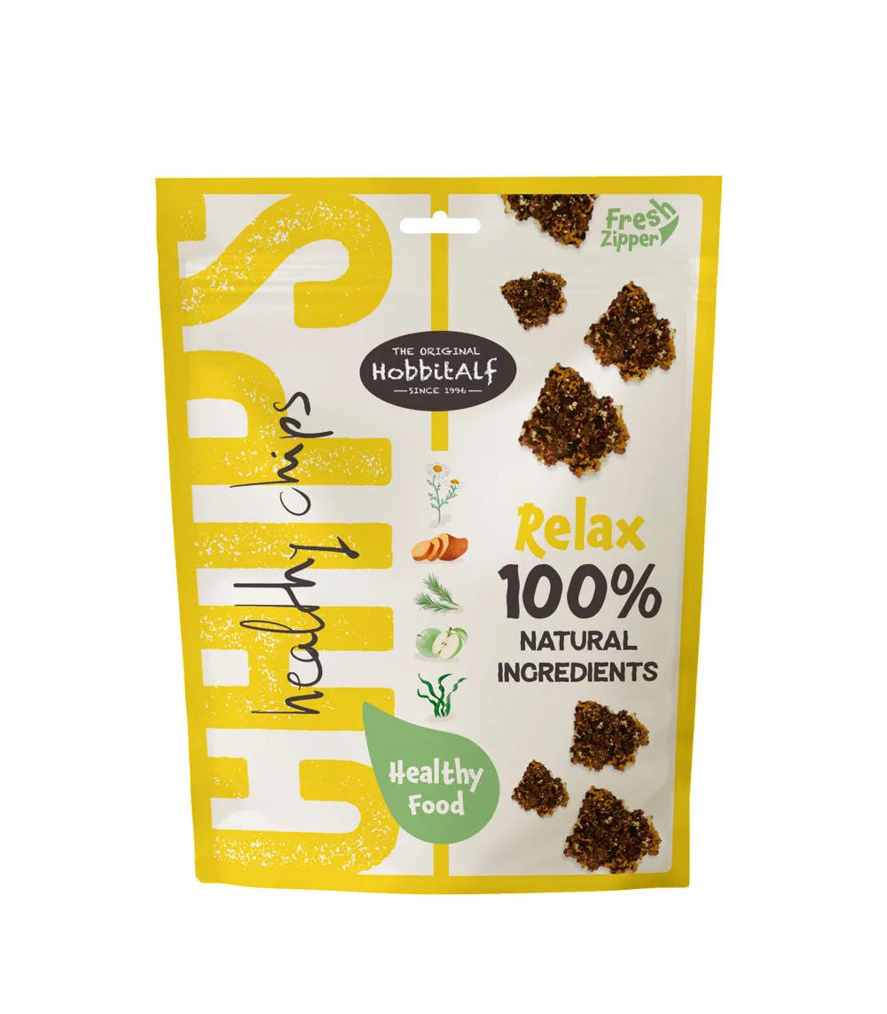 Hobbitalf Healthy Chips Relax Dog Treats - 180G