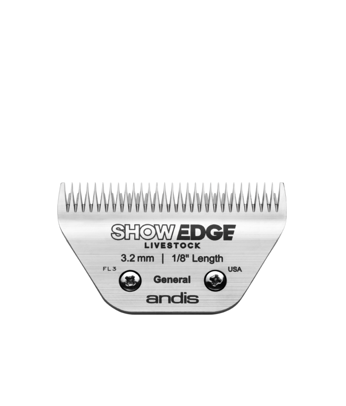 Andis SHOW EDGE Livestock General Detachable Clipper Blade 3.2mm | 1/8"