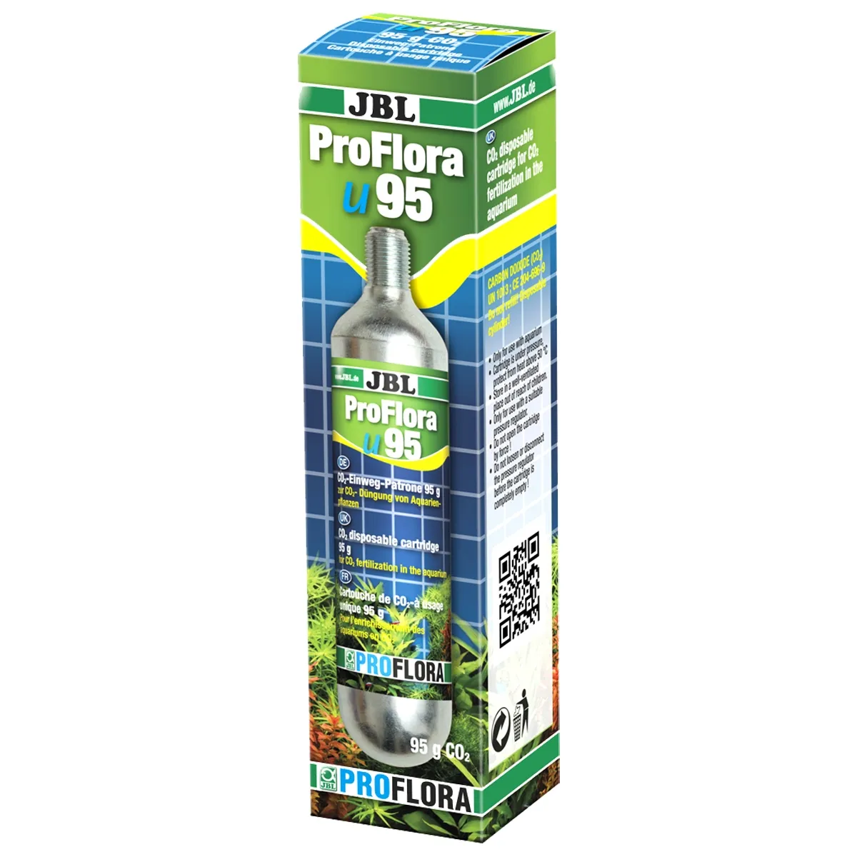 [JB6305000] JBL Proflora U95 Co₂ Disposable Cartridge With 0.095 kg Co₂