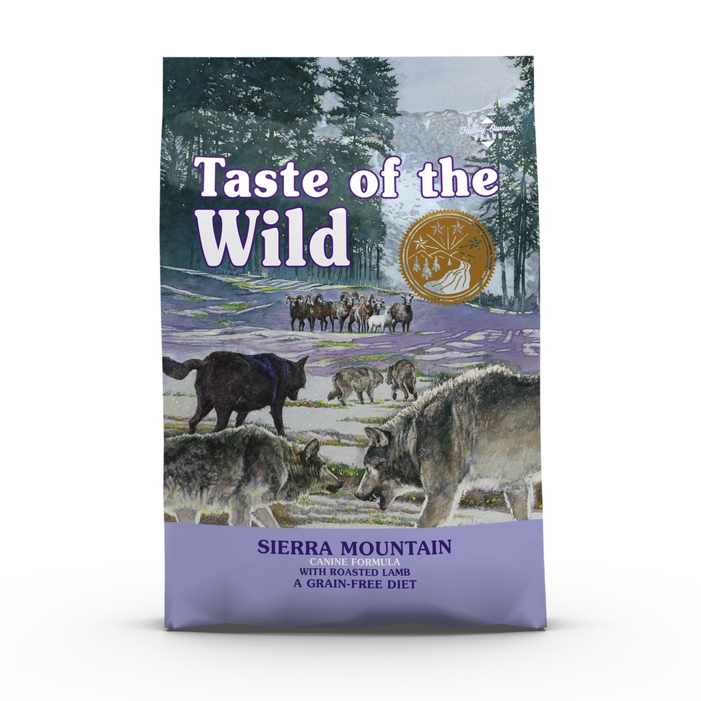Taste of The Wild Sierra Mountain Canine Recipe With Roasted Lamb 12.2kg