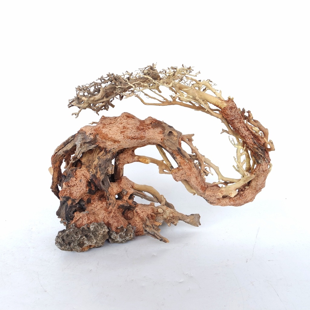 SV Aquarium Deco Dragon-Like Wood Tree - Medium - 30X23X13cm - Box