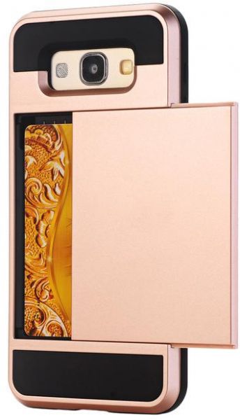 Verus Samsung Galaxy S8 Case Dual Protective Cover with Damda Slide Card Slot Rose Gold