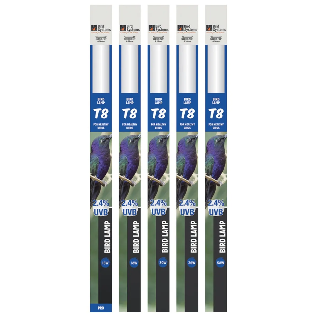 Aquarium Systems Bird Lamp 2.4% 600mm 18W