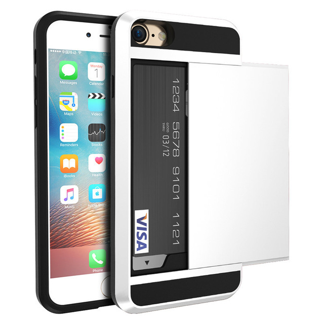 Verus Damda iPhone 6 Plus 5.5inch Case Dual Layer Protective with Card Slot White