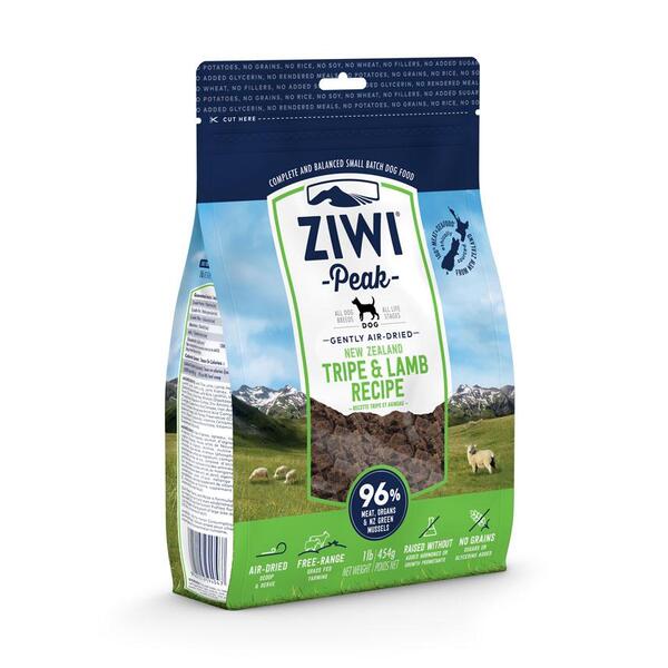 [202215-2.5KG] ZIWI Peak Gently Air Dried Tripe & Lamb Dog Food 2.5kg