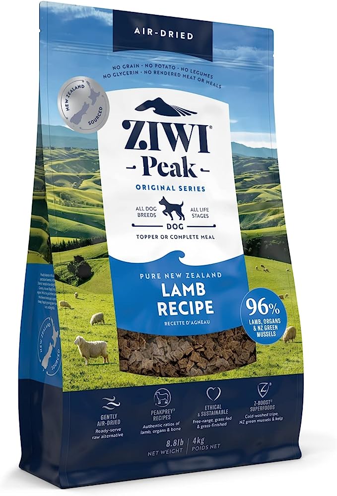 ZIWI Peak Original Series Pure New Zealand Lamb Recipe Dog Food 4kg