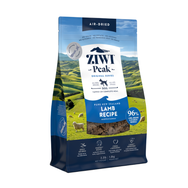 [202202-1kg] ZIWI Peak Pure New Zealand Lamb Recipe Dog Food 1kg
