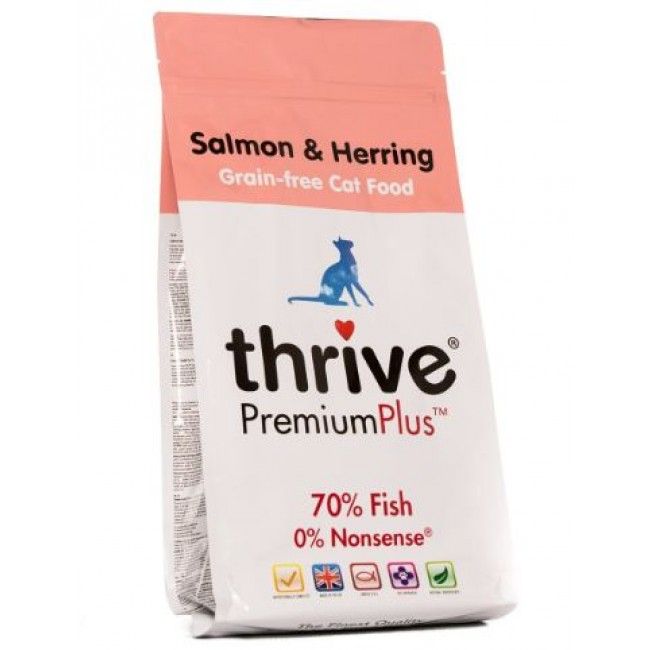 [200523-1.5kg] Thrive Cat Salmon & Herring Dry Food 1.5kg