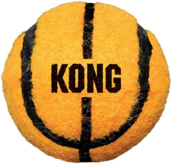 Kong Sport Balls Dog Toy Premium Squeak Tennis Balls, Gentle on Teeth Assorted Style For Large Dogs