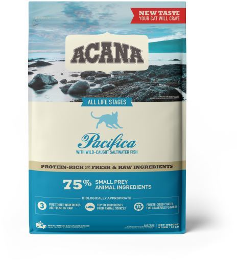 Acana Pacifica All Life Stages Dry Cat Food 4.5kg