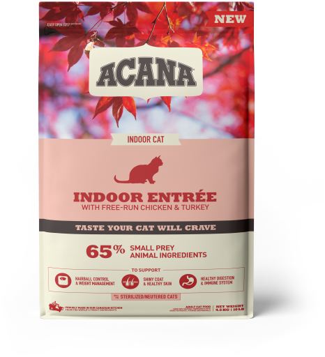 Acana Indoor Entree Adult Dry Cat Food 4.5kg