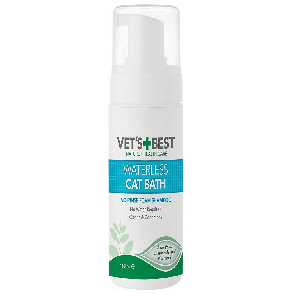 Vet's Best Waterless Cat Bath Shampoo 150ml