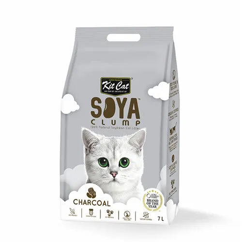 [4175] Kit Cat Soya Clump Soybean Litter Charcoal 7L
