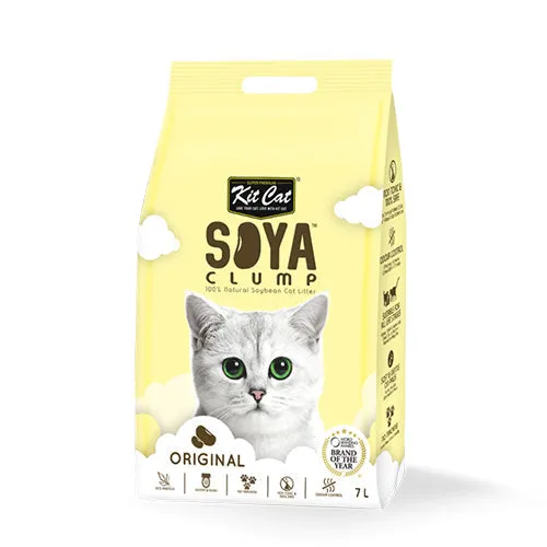 [4172] Kit Cat Soya Clump Soybean Litter Original 7L 