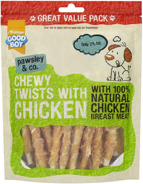 Armitage Good Boy Chewy Chicken Twists Value Pack 320gm