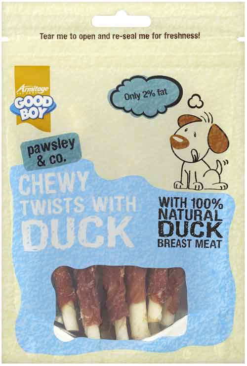 Armitage Good Boy Chewy Duck Twists 90gm