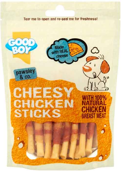 Armitage Good Boy Chicken Cheese Stick 80gm