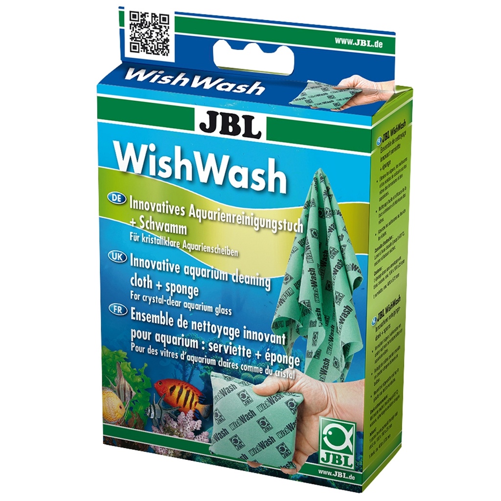 JBL Wishwash Cleaning Cloth and Sponge for Aquariums and Terrariums
