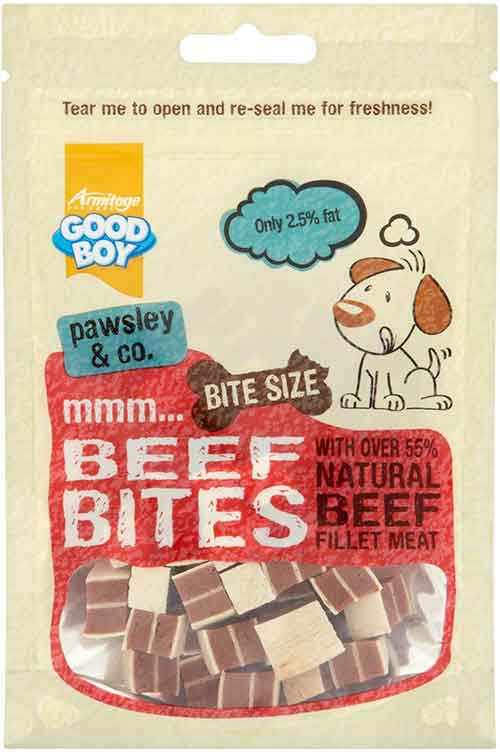 Armitage Good Boy Deli Bites Beef 65gm