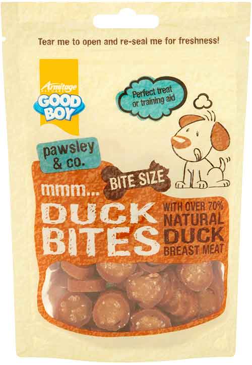 Armitage Good Boy Deli Bites Duck 65gm