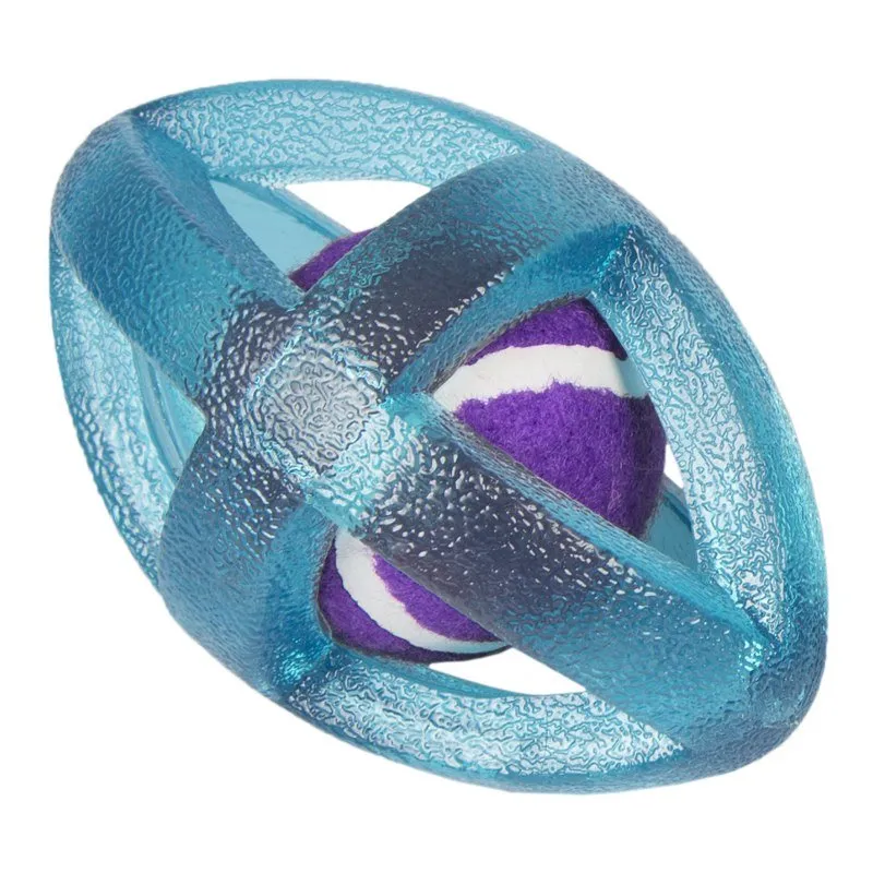 Good Boy Rugby Cage Balls Dog Toy
