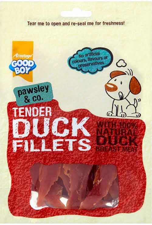 Armitage Good Boy Tender Duck Fillets 80gm