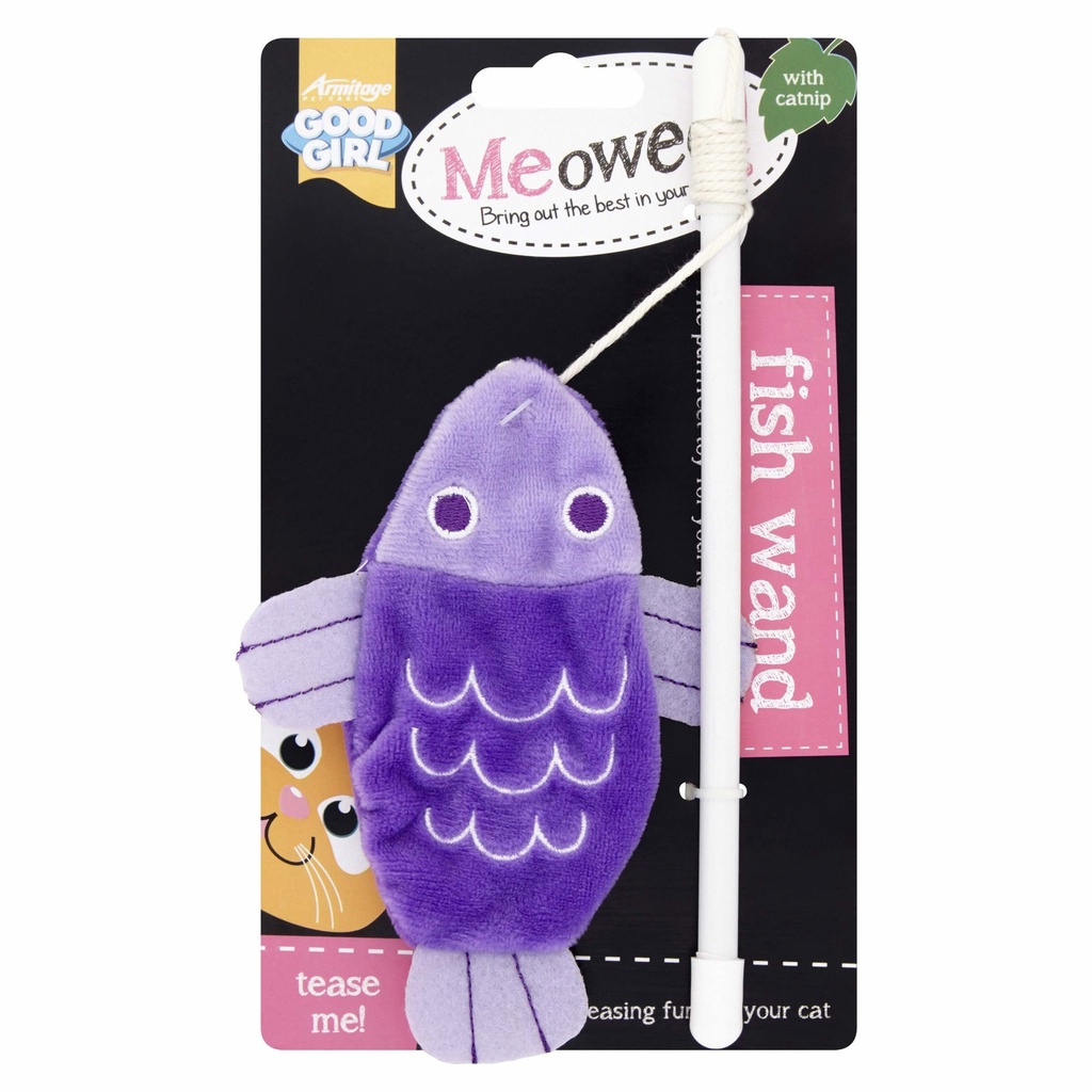 Armitage Good Girl Meowee Fish Wand Instinctive Cat Toy