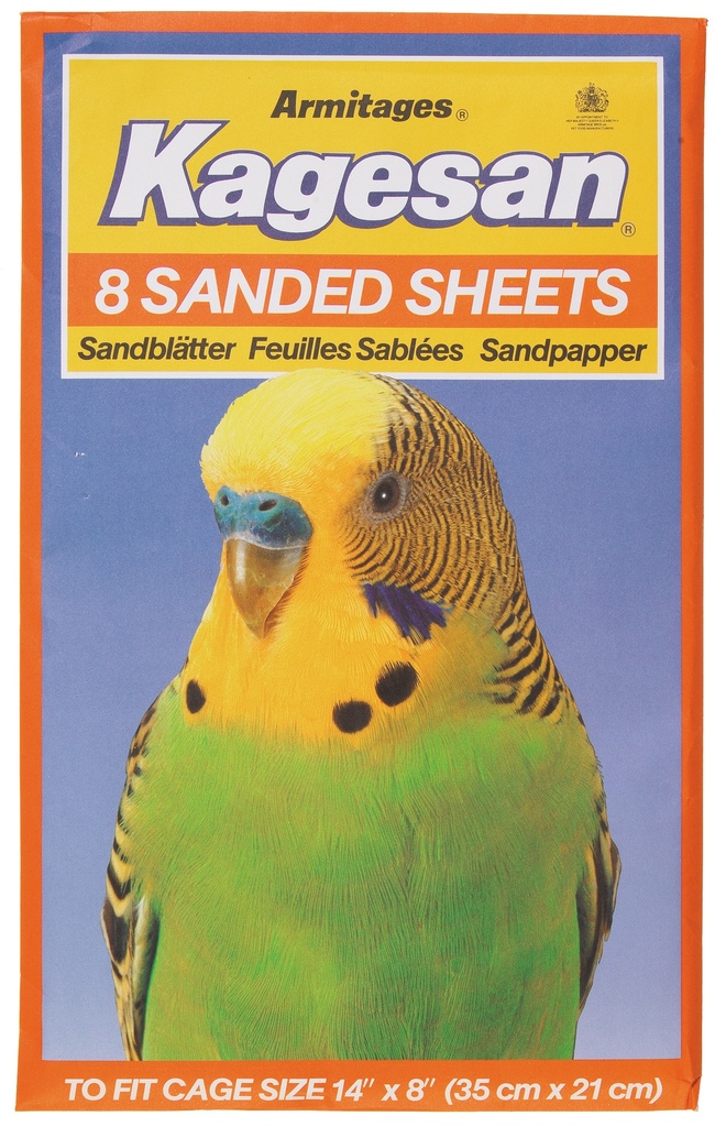 Armitage Kagesan Bird Cage Sand Sheets Orange 3sheets