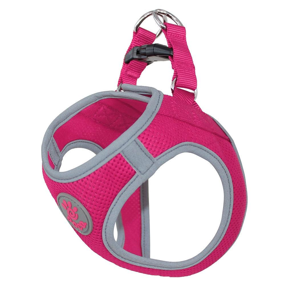 Doco Athletica QUICK FIT Reflective Harness XX.Small-30-34cm / 1-2kg-Rasberry Pink