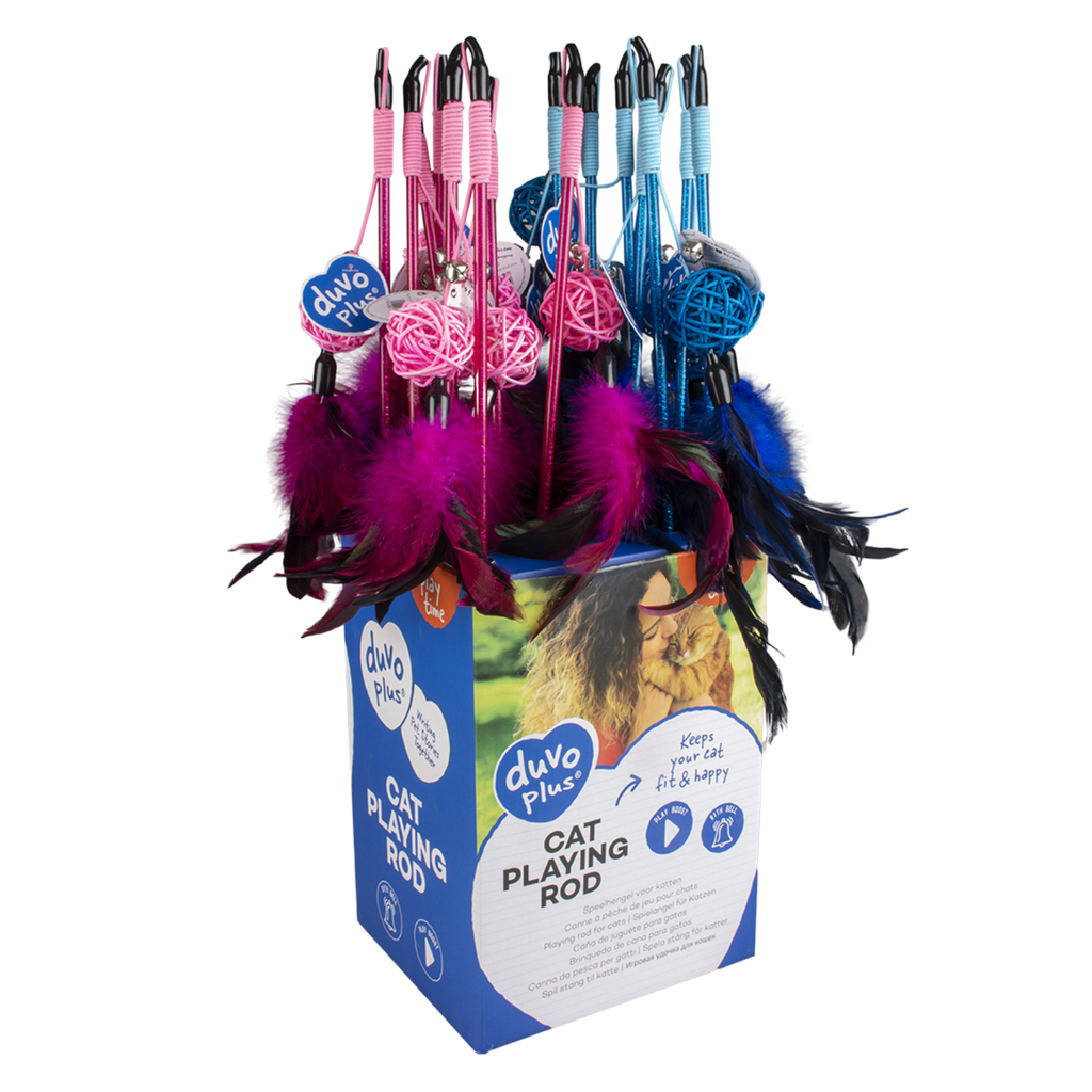 Duvo+ Playing Rod Catchy Willow Ball Mix - 47x3.8x3.5cm
