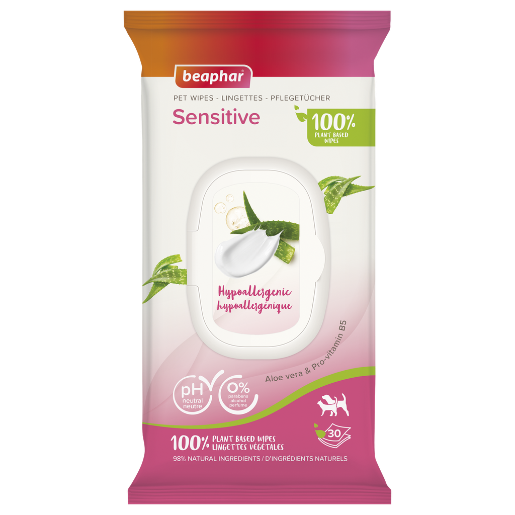 Beaphar Pet Wipes Sensitive (30 Wipes)