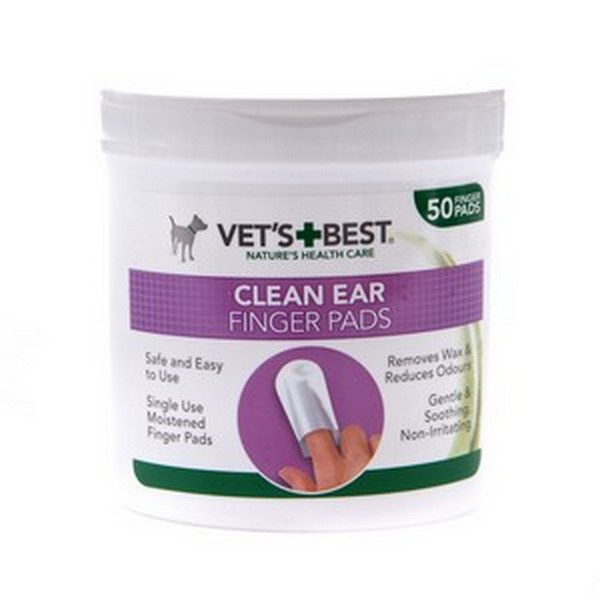Vet's Best Clean Ear Finger Pads 50pads