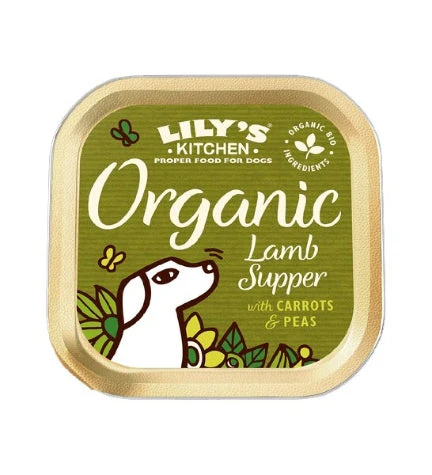 Lily's Kitchen Organic Lamb Supper Wet Dog Food 150G Pack of 11