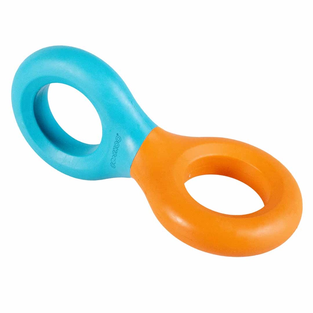 Ebi Coockoo Doodle Strong Rubber Dog Toy - BLUE&ORANGE/23X10.5X3CM