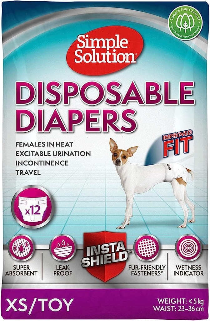 Simple Solution Disposable Dog Diapers
