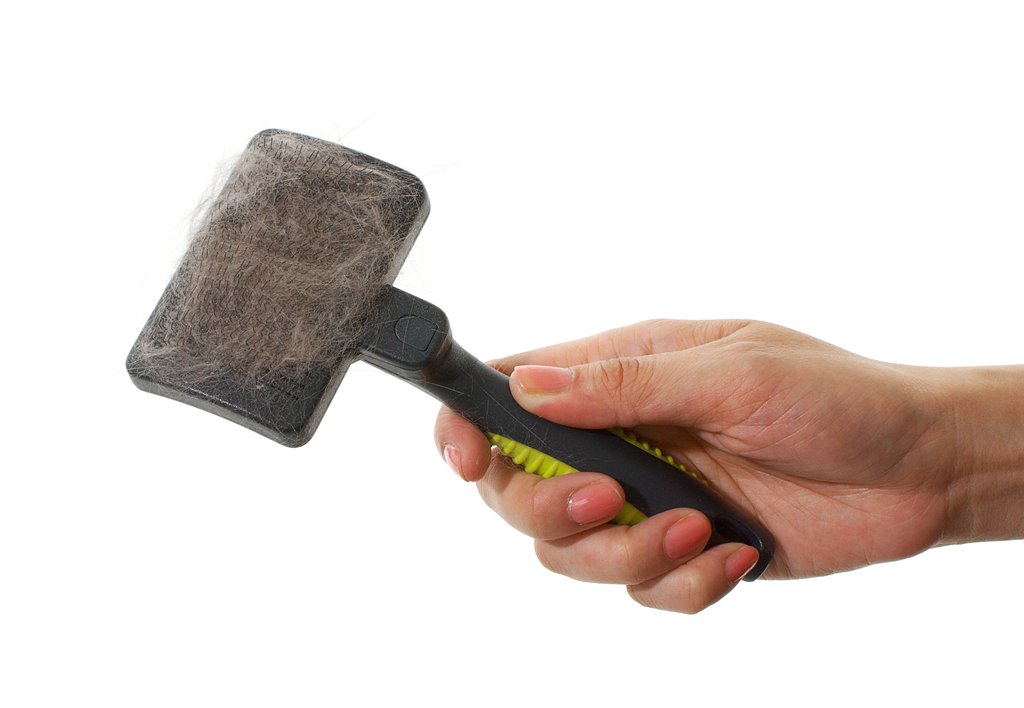 Kruuse BUSTER Self Cleaning Slicker Soft Pins Grooming Brush Small
