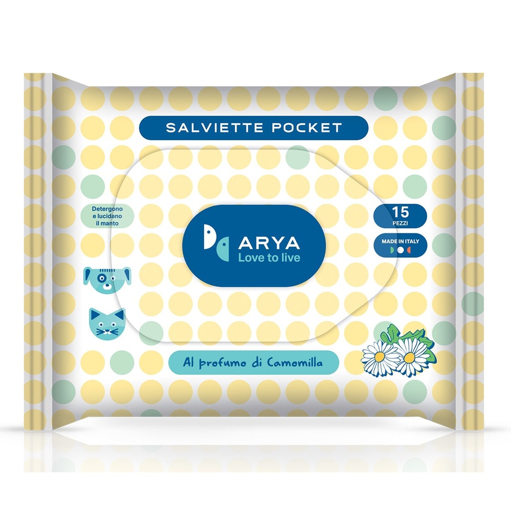 Lindocat Arya Wet Wipes Chamomile Pocket