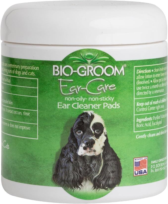 Bio-Groom Ear-Care Dog Cleaner Pads 160gm