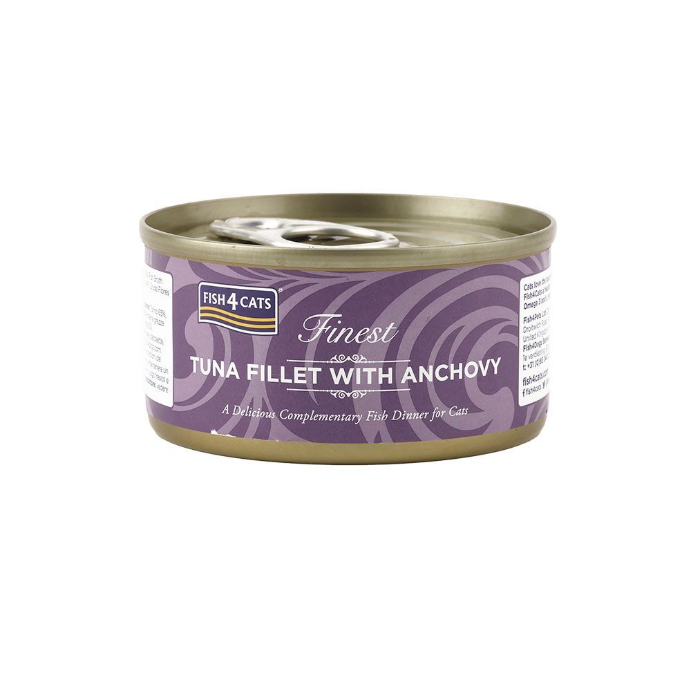 [200588-70g] Fish4Cats Finest Tuna Fillet with Anchovy Wet Cat Food 70gm
