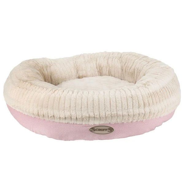Scruffs Ellen Donut Dog Bed PINK-Medium