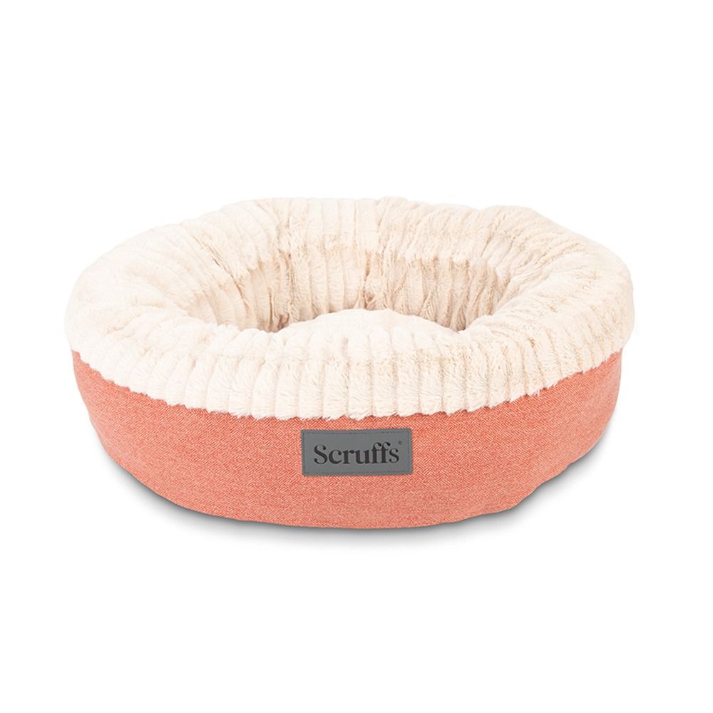 Scruffs Ellen Donut Dog Bed TERRACOTTA-Medium