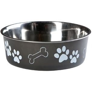 Flamingo Bella Kena Dog Bowl BLACK-12CM